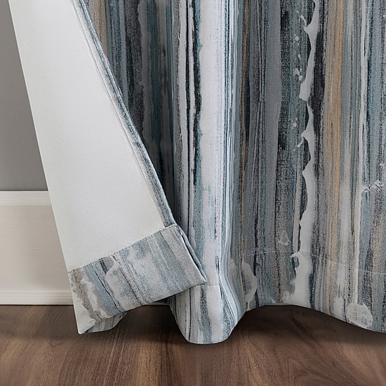Sun Zero Allegory Abstract Painting Grommet Top Energy Saving Blackout Single Curtain Panel