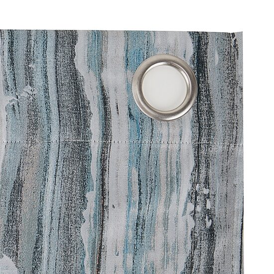 Sun Zero Allegory Abstract Painting Grommet Top Energy Saving Blackout Single Curtain Panel