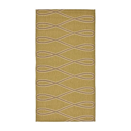 Safavieh Courtyard Collection Lasya Geometric Indoor/Outdoor Accent Rug