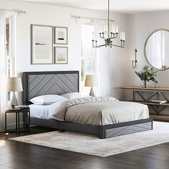 Brighton Upholstered Platform Bed