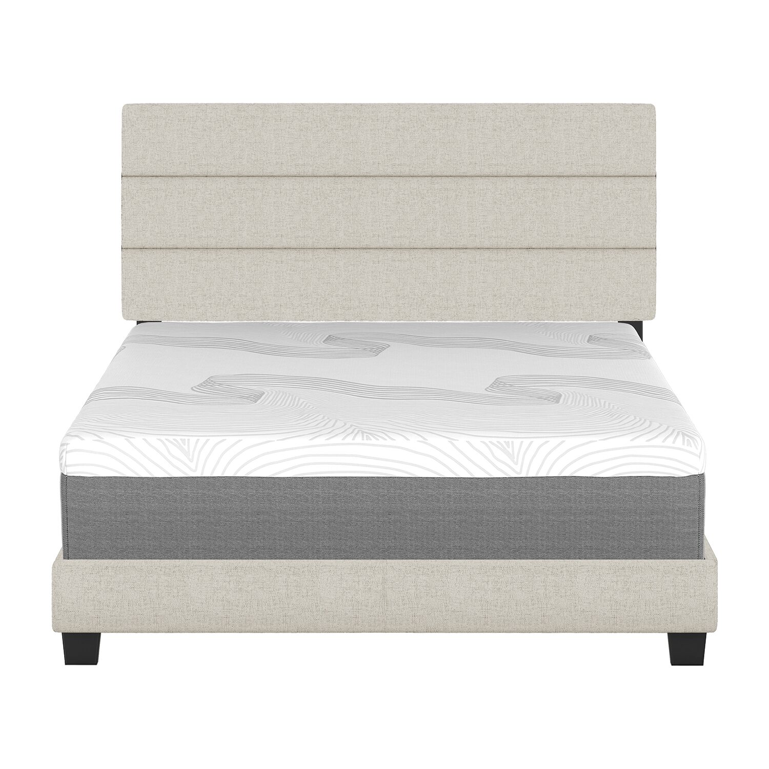 Selene Upholstered Platform Bed