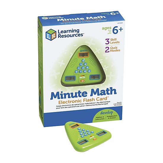 Learning Resources Minute Math Electronic Flash Cardã‚Â™