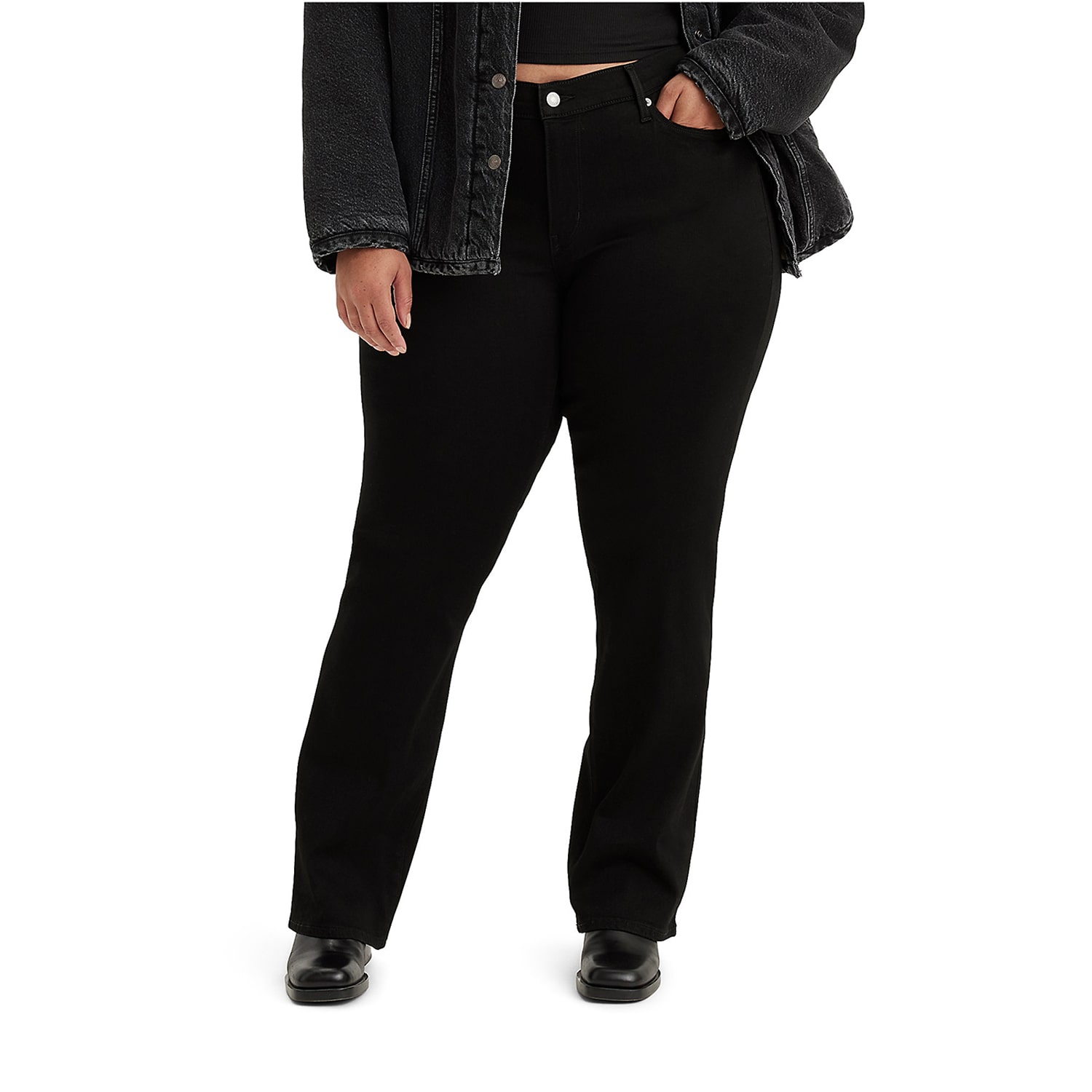 Levi's® Womens Plus Mid Rise 415™ Stretch Fabric Bootcut Jean