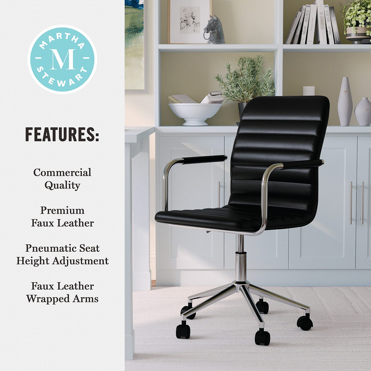 Martha Stewart Taytum 360° Office Chair