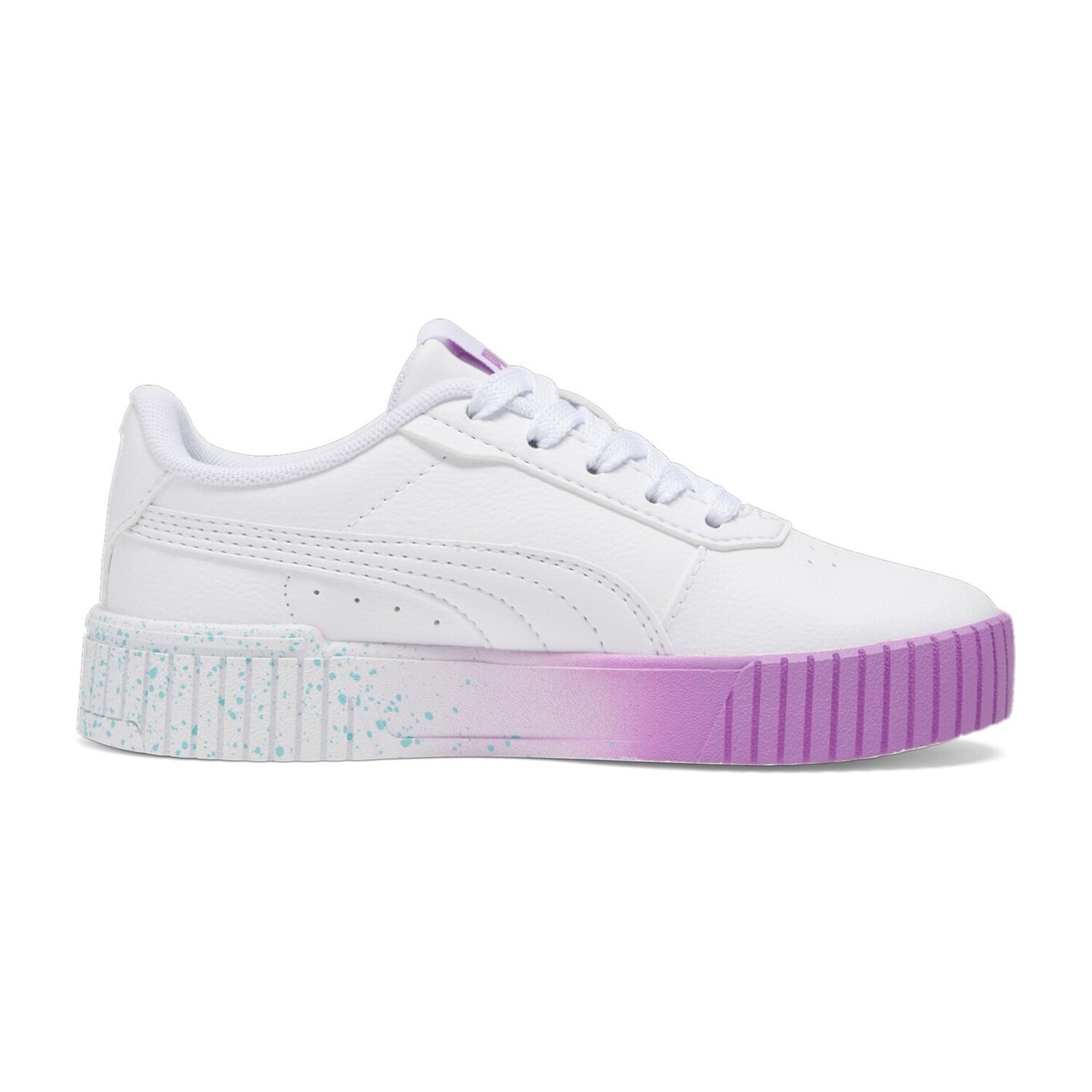 PUMA Carina 2.0 Fade Speckle Little Kid Girls Sneakers