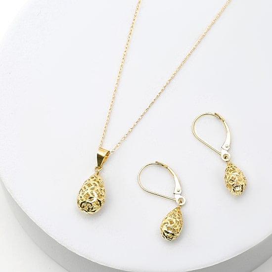 Womens 14K Gold 2-pc. Jewelry Set
