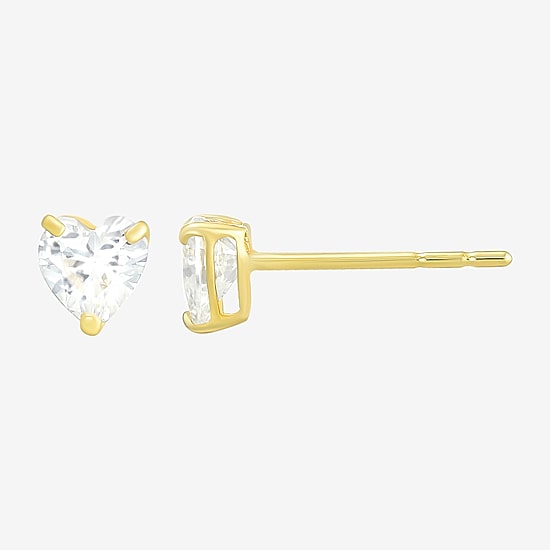 10K Gold 4 Pair Earring Set
