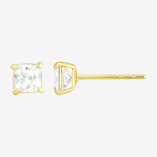 10K Gold 4 Pair Earring Set