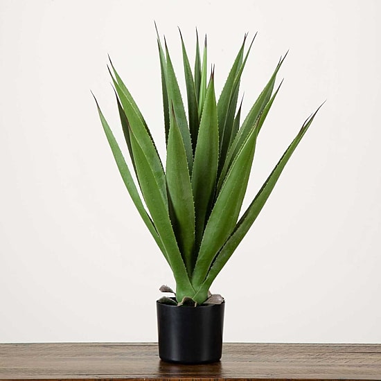 Nearly Natural 28in. Green Agave Artificial Plant