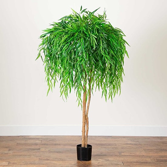 Nearly Natural 5ft. Green Willow Indoor Artificial Tree