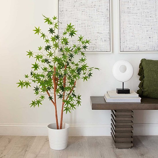 Nearly Natural 4ft. Green Maple Indoor Artificial Tree