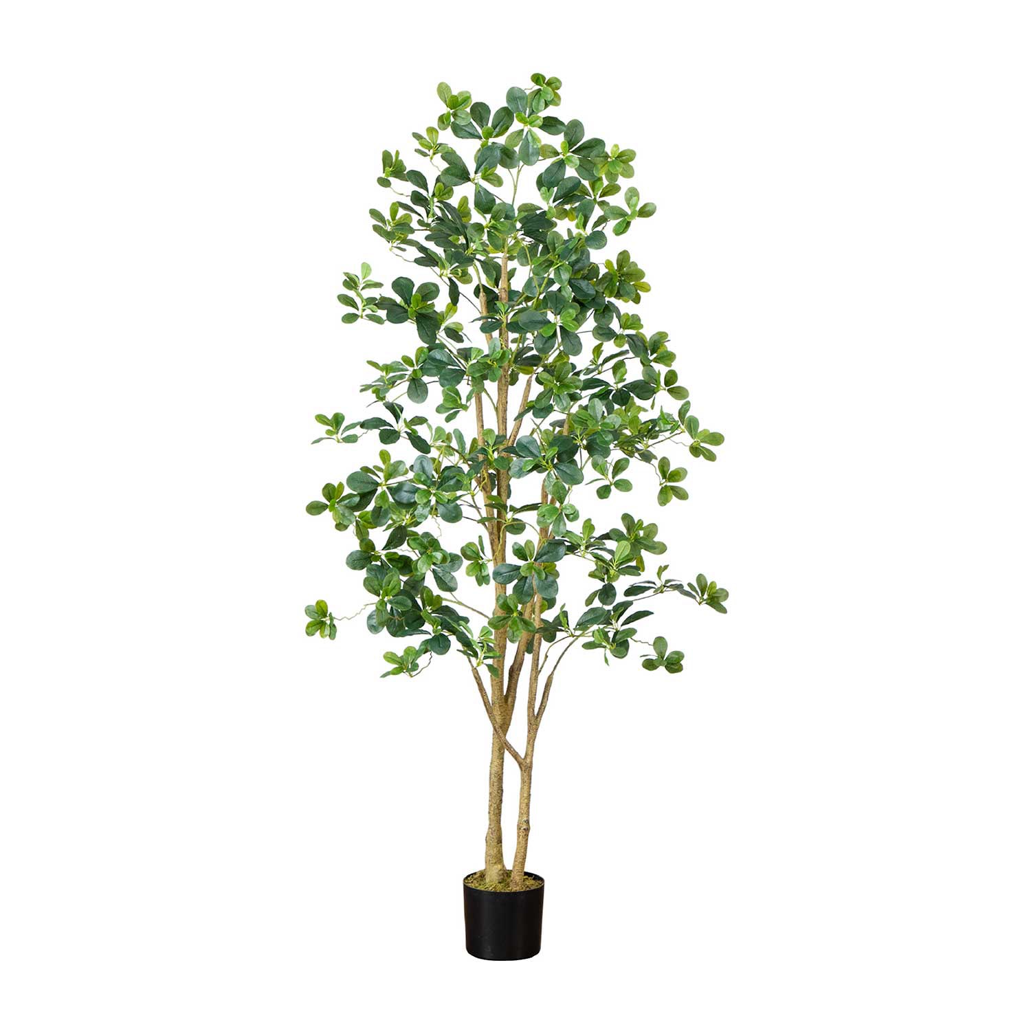 Nearly Natural 6ft. Green Black Olive Indoor Artificial Tree