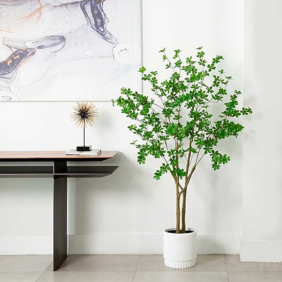 Nearly Natural 5ft. Green Enkianthus Indoor Artificial Tree