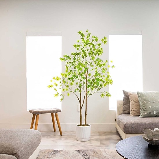 Nearly Natural 6ft. Green Maple Indoor Artificial Tree