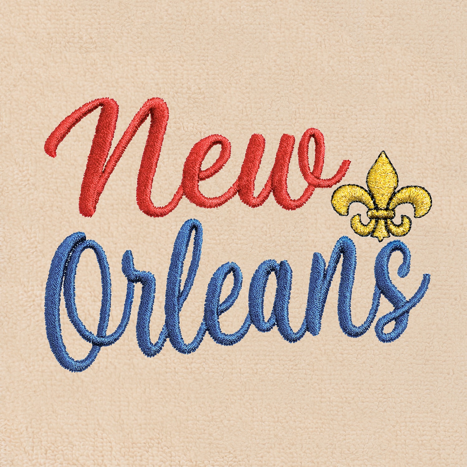 Linum Home Textiles New Orleans Embroidered 2-pc. Hand Towel