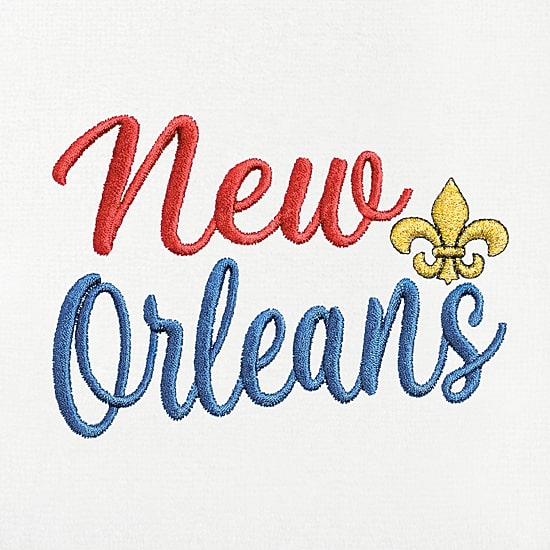 Linum Home Textiles New Orleans Embroidered 2-pc. Hand Towel