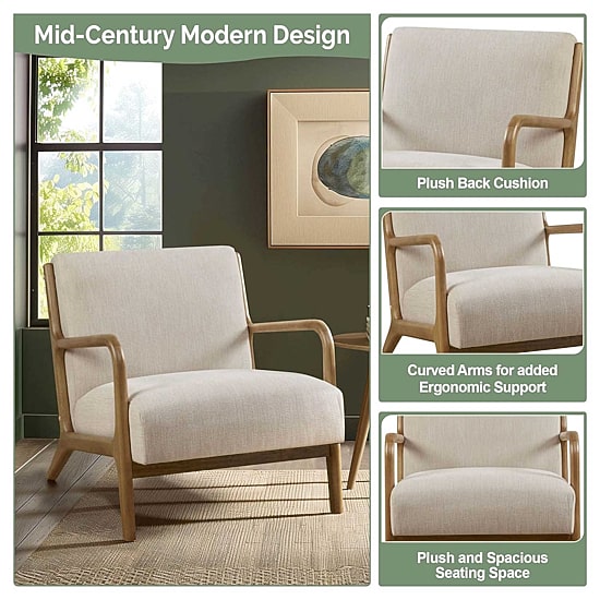INK+IVY Novak Mid Century Modern Lounge Chair