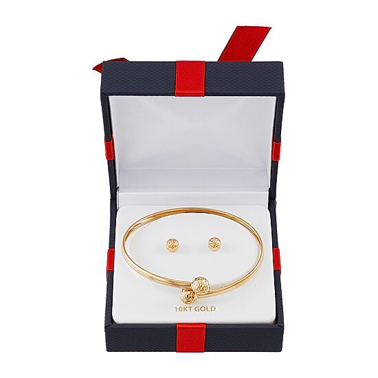 Womens 10K Gold 2-pc. Jewelry Set
