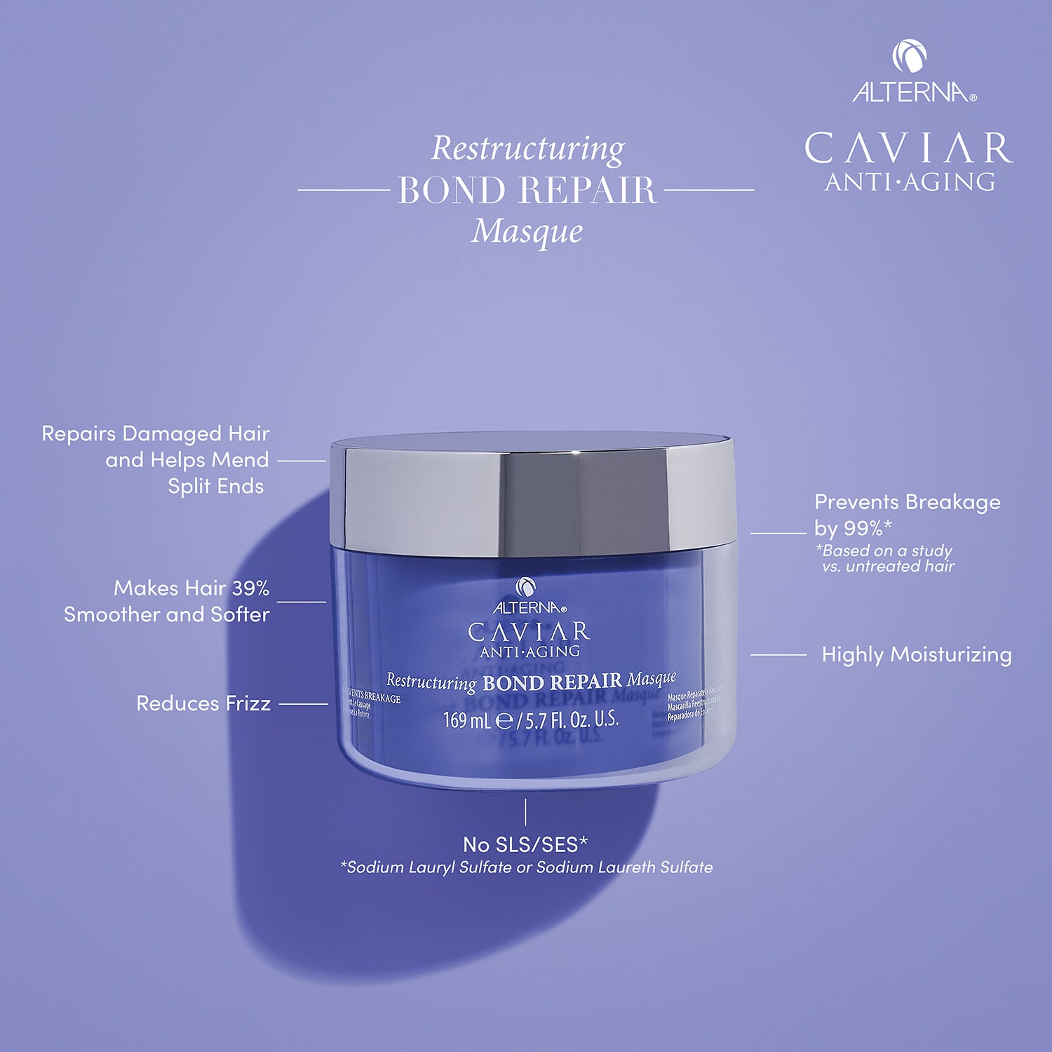 ALTERNA Caviar Restructuring Bond Repair Trial Kit 3-pc. Value Set