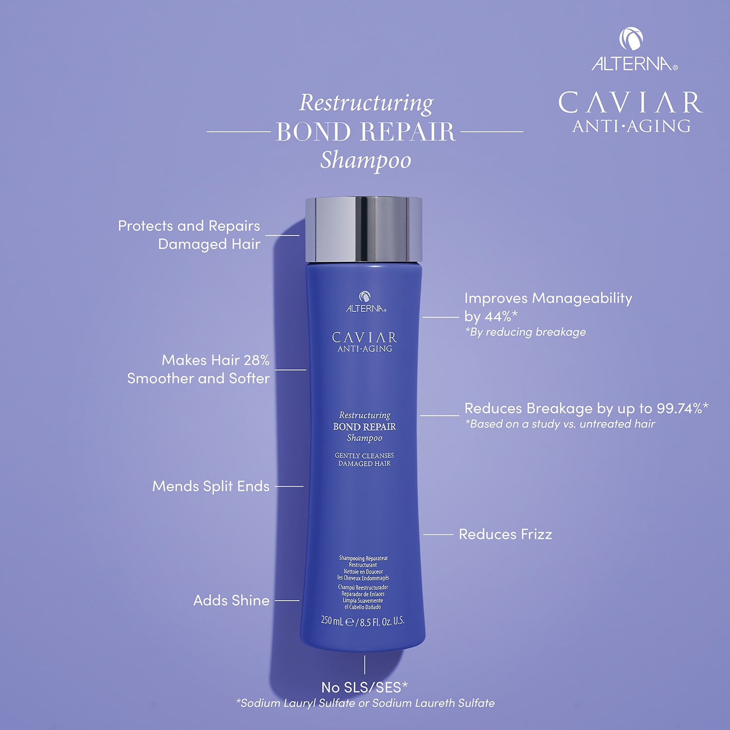 ALTERNA Caviar Restructuring Bond Repair Trial Kit 3-pc. Value Set