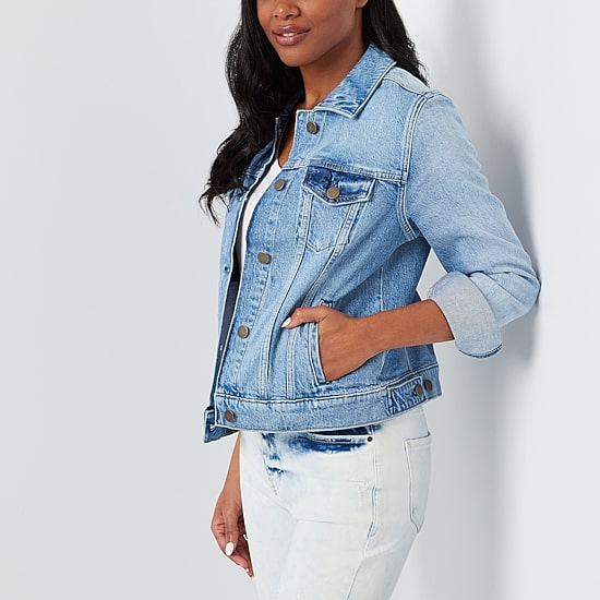 a.n.a Womens Denim Midweight Jacket