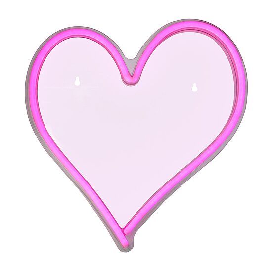 Northlight 13.5in Pink Heart Led Neon Style Valentine'S Day Wall Sign