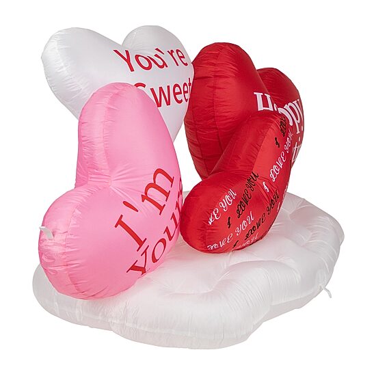 Northlight 5ft Day Conversation Hearts Lighted Valentines Day Inflatable