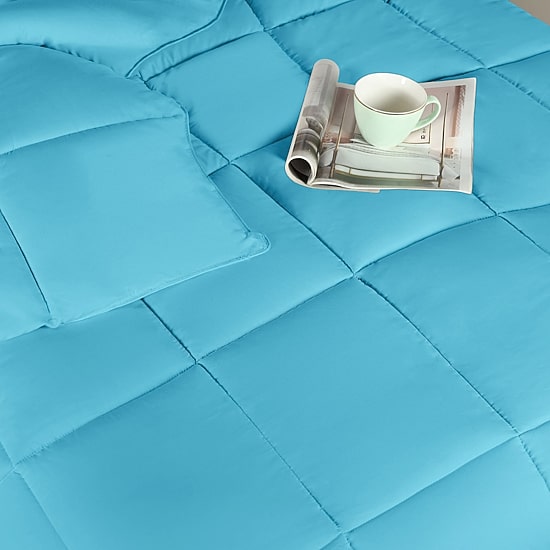 SUPERIOR® Solid All Season Plush Microfiber Down Alternative Hypoallergenic Comforter
