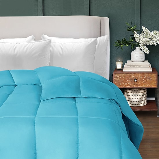 SUPERIOR® Solid All Season Plush Microfiber Down Alternative Hypoallergenic Comforter