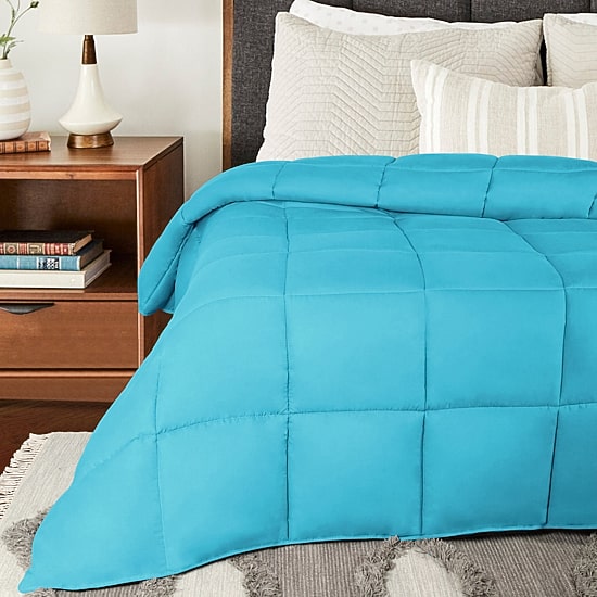SUPERIOR® Solid All Season Plush Microfiber Down Alternative Hypoallergenic Comforter