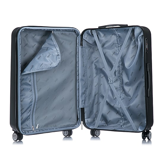 Dukap Crypto 32 Inch Hardside Lightweight Checked Spinner Luggage