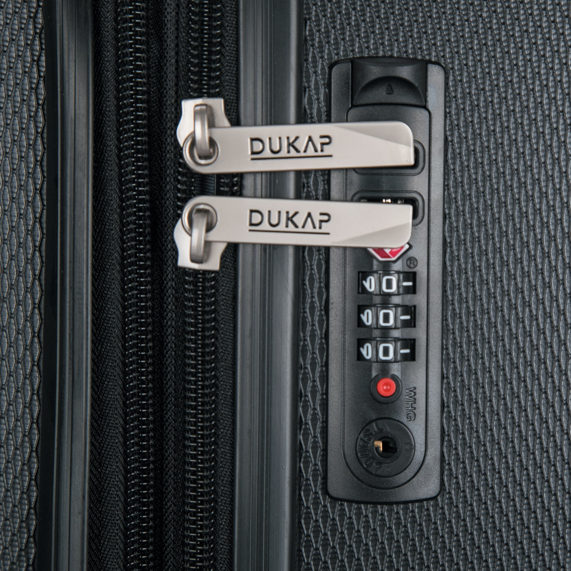 Dukap Crypto 32 Inch Hardside Lightweight Checked Spinner Luggage