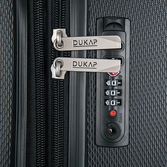 Dukap Crypto 32 Inch Hardside Lightweight Checked Spinner Luggage