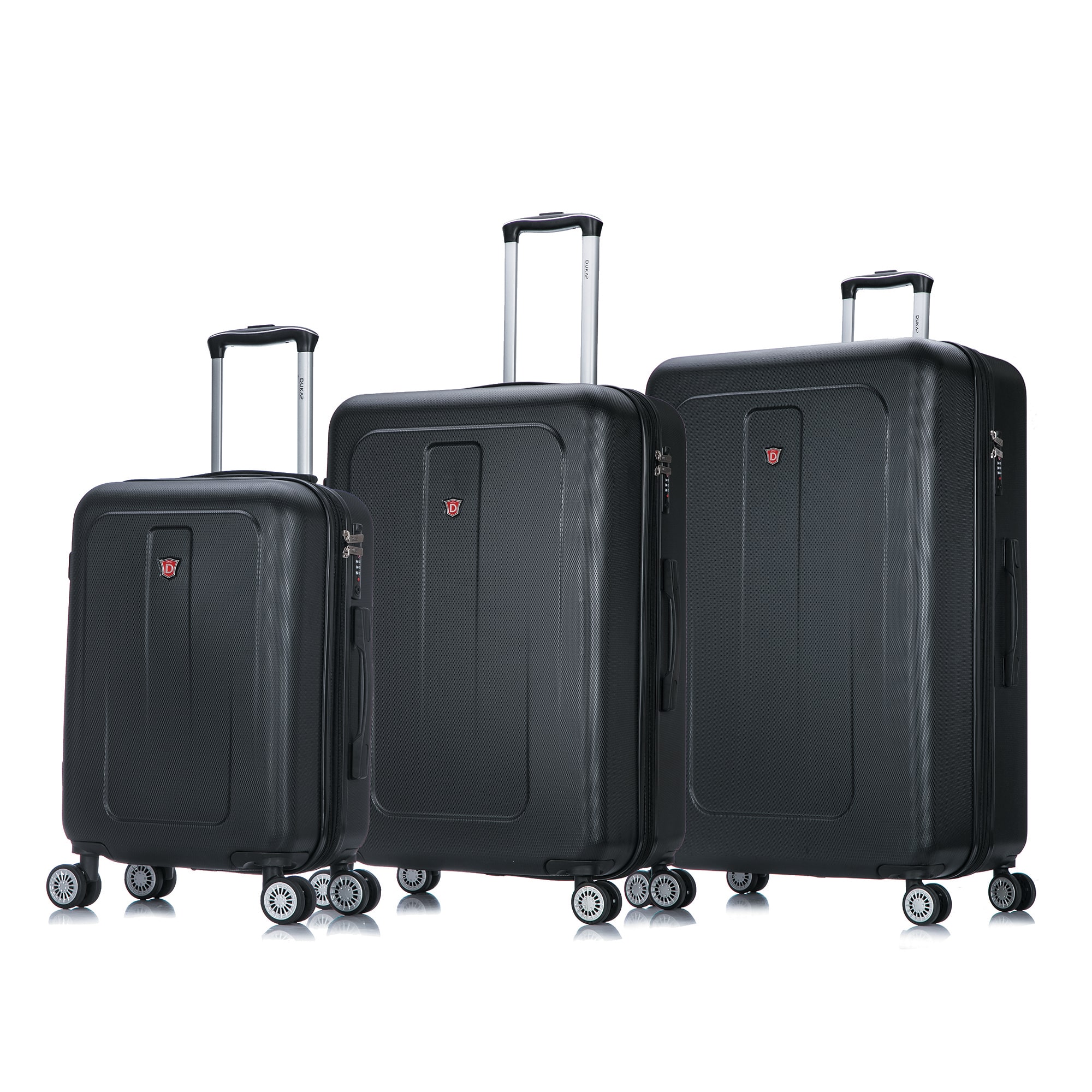 DUKAP Crypto Lightweight Hardside 3 piece set 20''/28''/32''