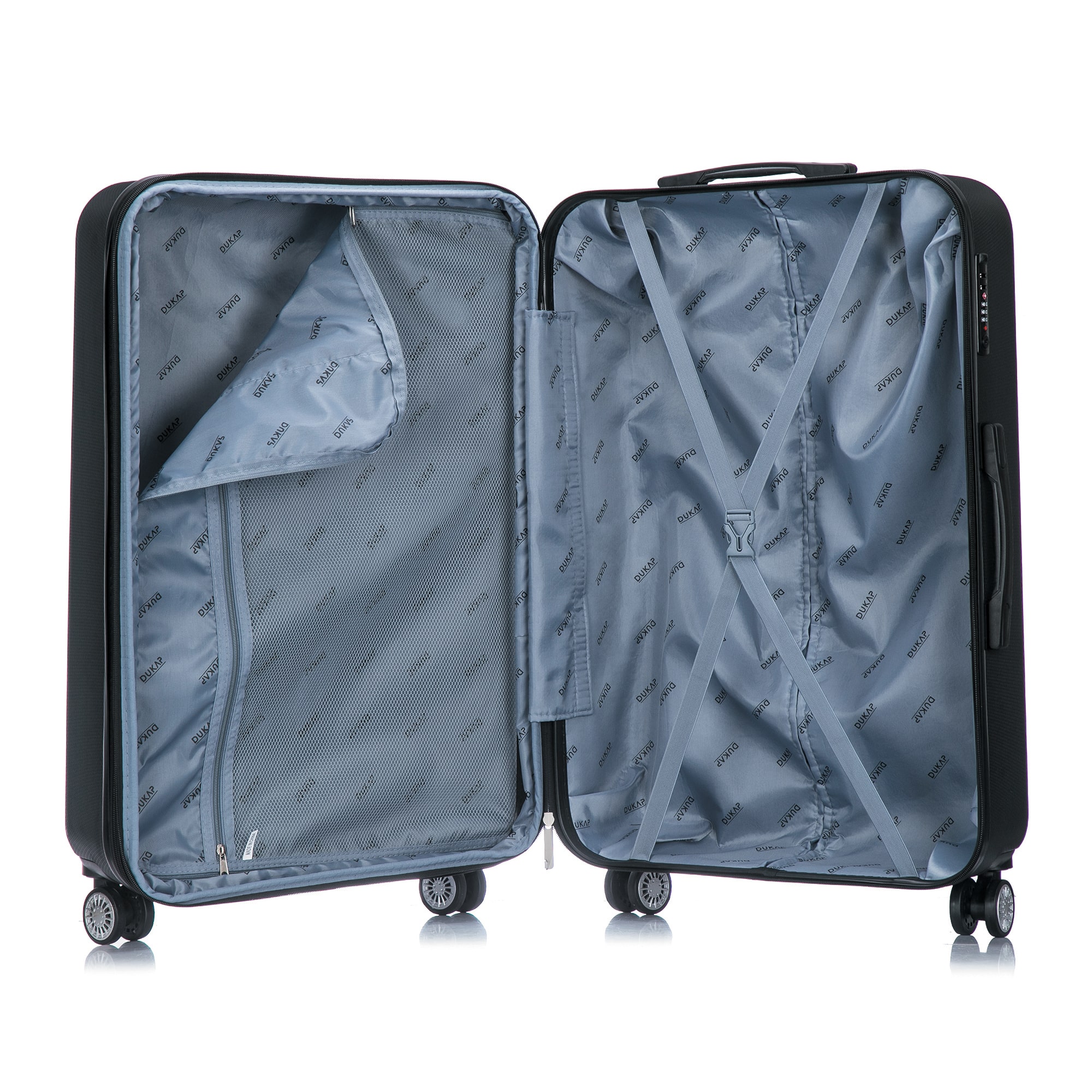 DUKAP Crypto Lightweight Hardside 3 piece set 20''/28''/32''