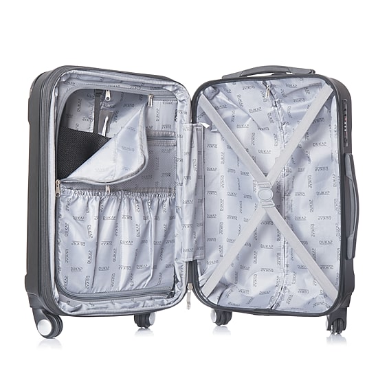 Dukap Intely 20 Inch Hardside Expandable Lightweight Carry-On Spinner Luggage