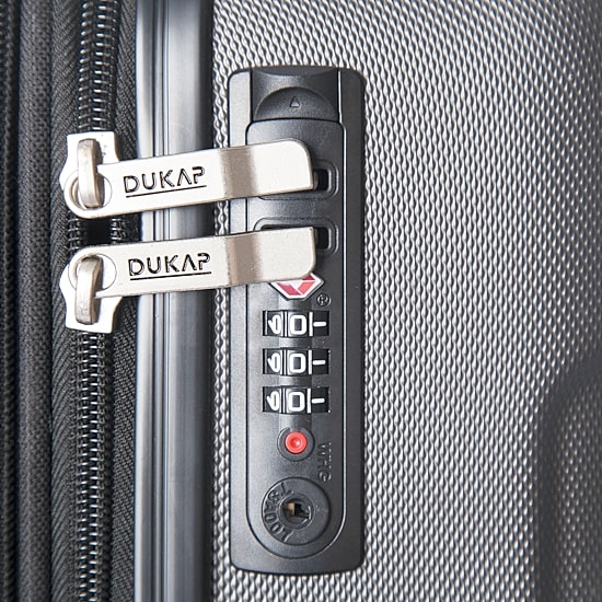 DUKAP Intely Smart Hardside 3-pc Set with USB and Integrated Weight Scale