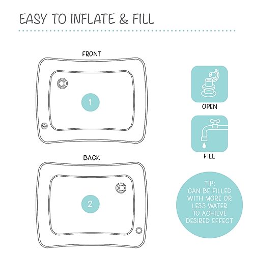 The Peanutshell Water Mat Baby Play