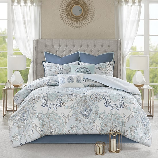 Madison Park Loleta 8-pc. Midweight REVERSIBLE Comforter Set