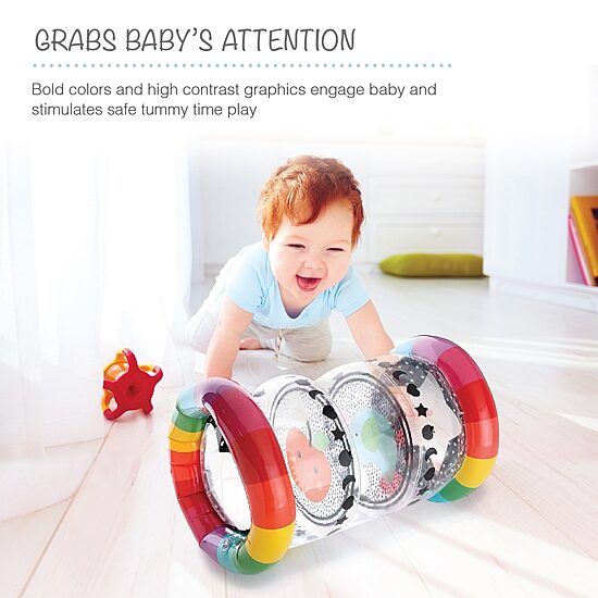 The Peanutshell Tummy Time Roller Baby Play