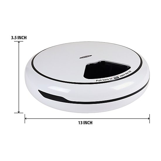 Lentek Programmable Five Meal Pet Dish with Voice Message