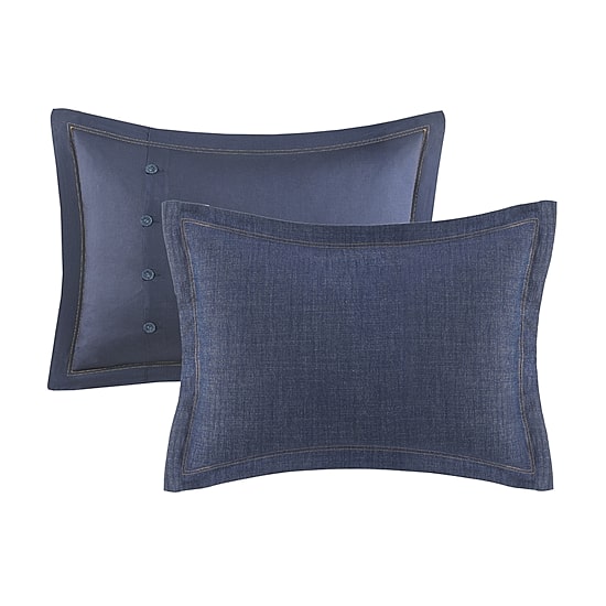 Woolrich Perry Cotton Oversized Denim Comforter Set