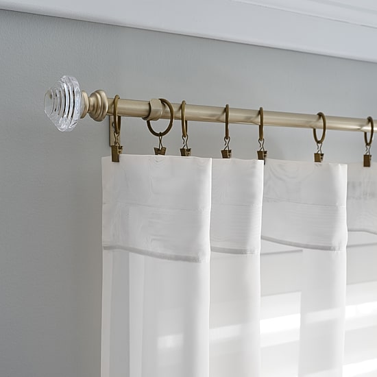 Liz Claiborne Lisette Rod Pocket Sheer Single Curtain Panel