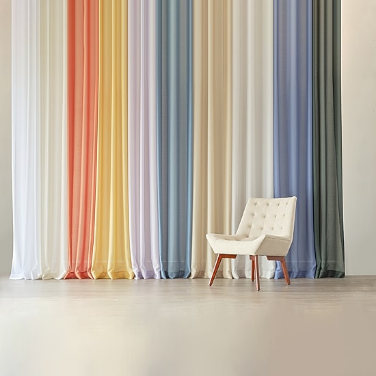 Home Expressions Remy Solid Grommet Top Sheer Single Curtain Panel