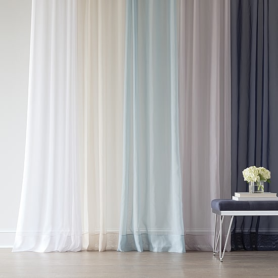 Liz Claiborne Lisette Rod Pocket Sheer Single Curtain Panel