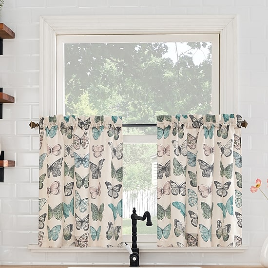 No 918 Magdalena 2-pc. Rod Pocket Window Tier
