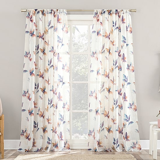 No 918 Ellie Rod Pocket Light-Filtering Single Curtain Panel