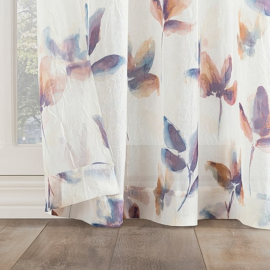 No 918 Ellie Rod Pocket Light-Filtering Single Curtain Panel