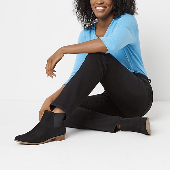 St. John's Bay Womens Tall Mid Rise Straight Leg Jean