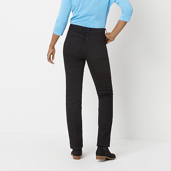 St. John's Bay Womens Tall Mid Rise Straight Leg Jean